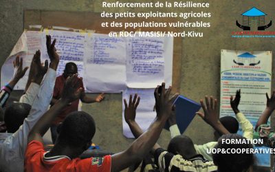 MASISI-NYIRAGONGO&nbsp;: Série de formations sur la gestion et l’organisation desregroupements paysans